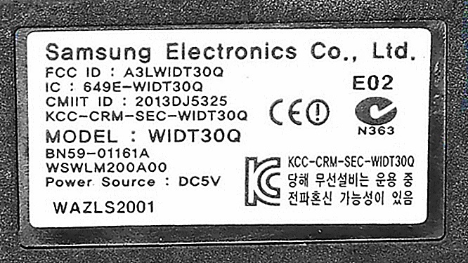 WI-FI модуль BN59-01161A (WIDT30Q)