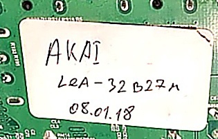 Материнская плата AKAI lea-32b27m TP.VST59S.PC1